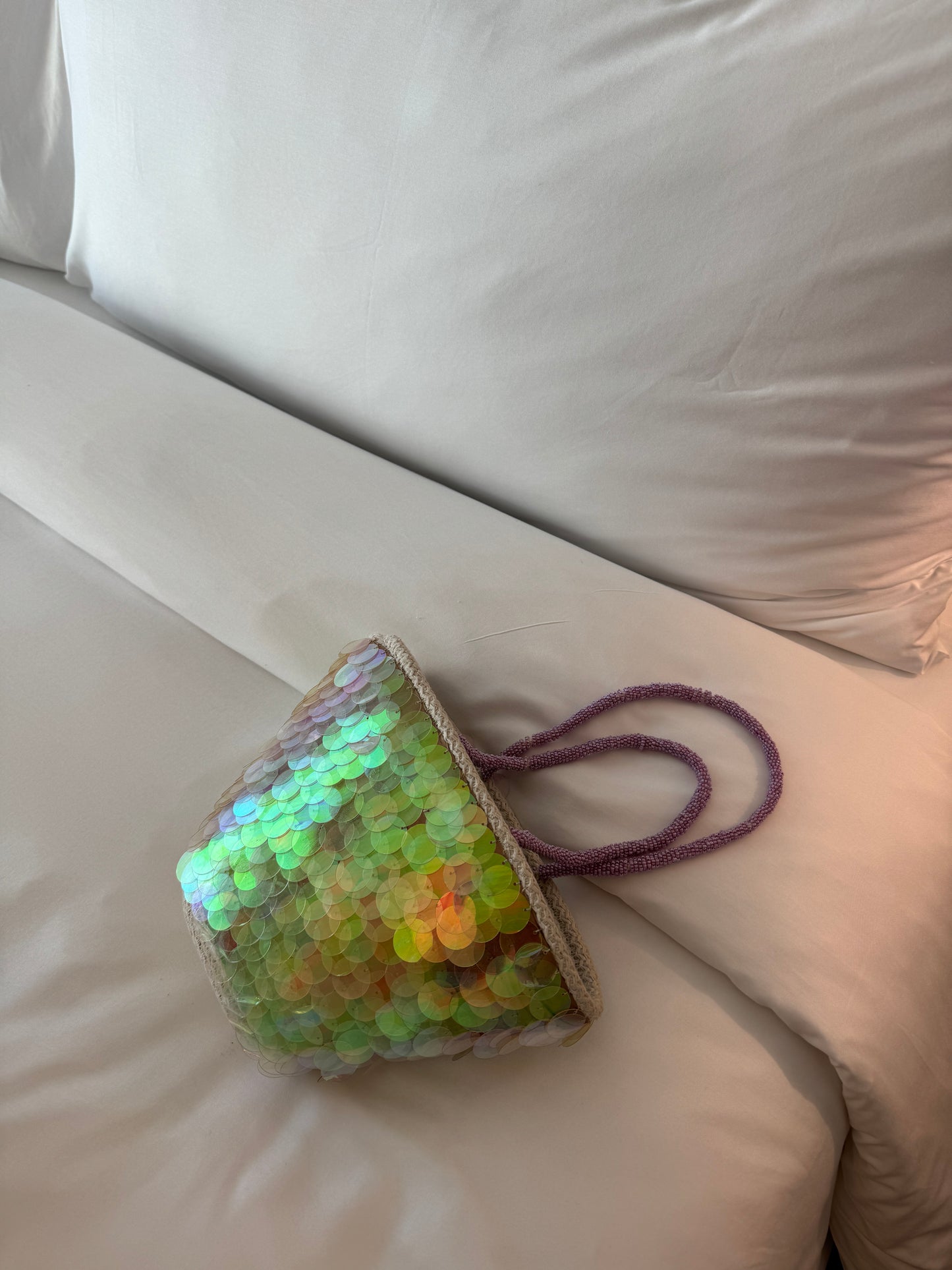 SEQUINS SPARKLE IN PURPLE